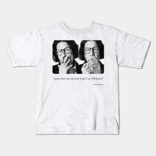 Curmudgeonly Fran Lebowitz Quote Kids T-Shirt